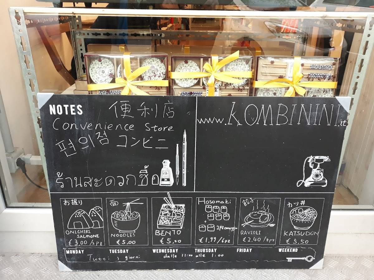 Menu di Kombinini 