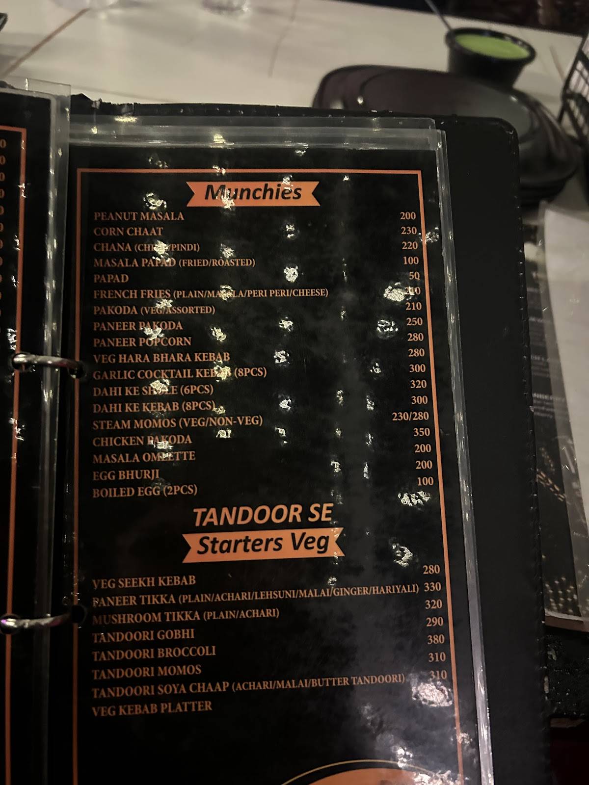 SHEESHA Brew & Kitchen menu