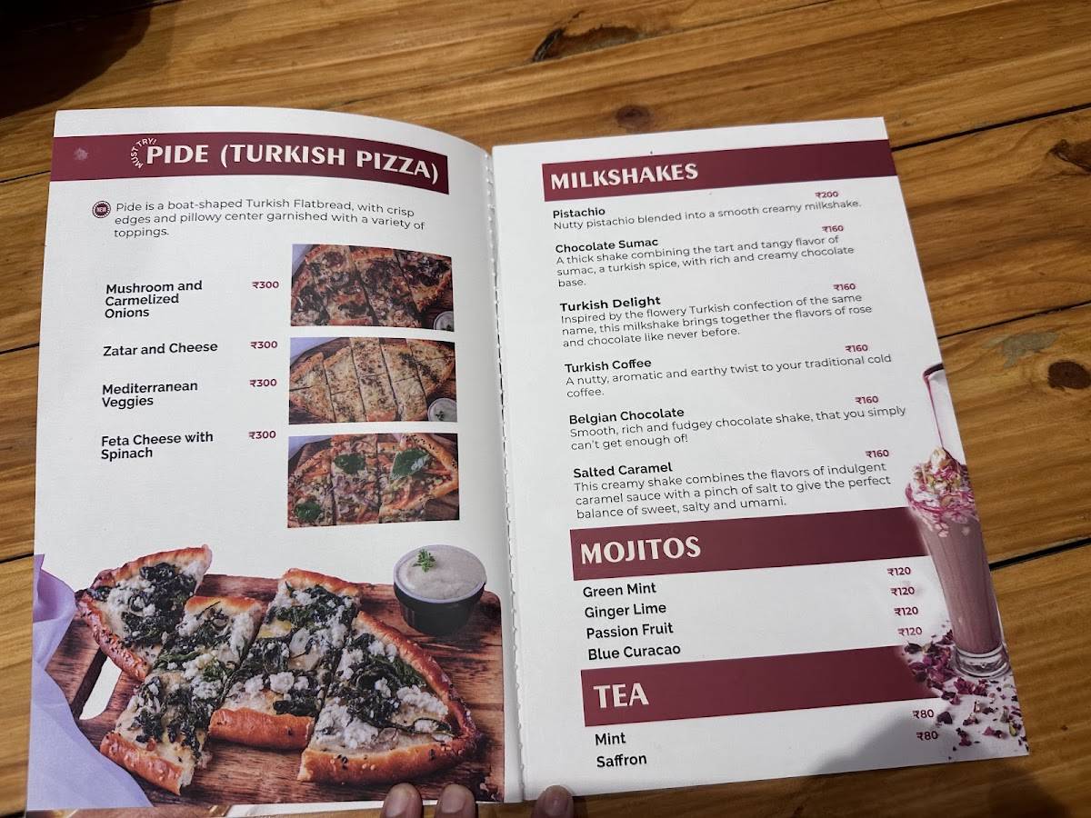 Kunafa Bytes Nashik menu