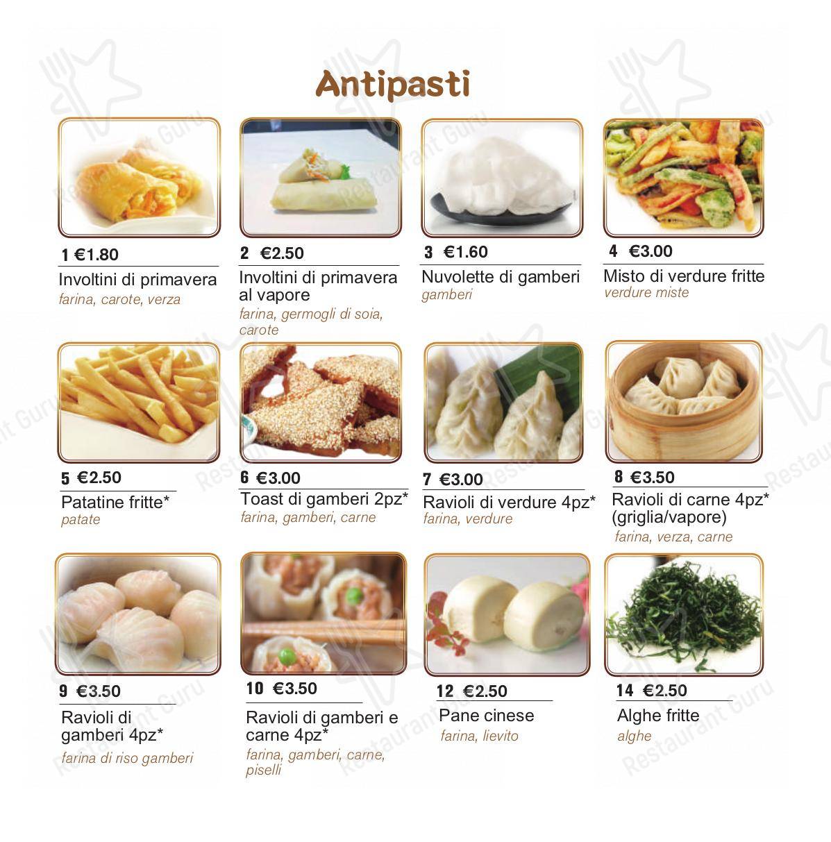 Kung Fu House in Roma - Menu