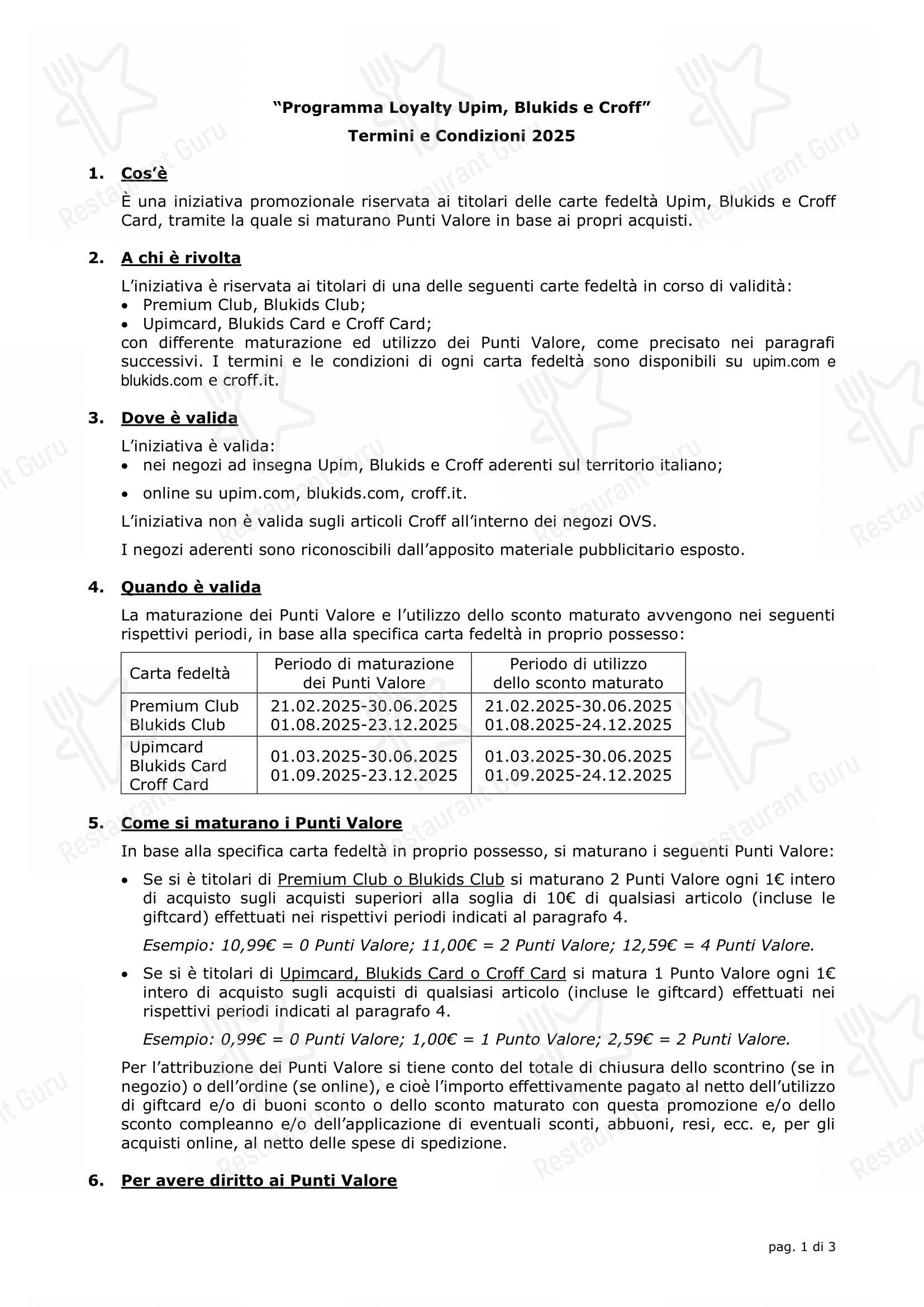 Menu per Restaurant L'Exclusivitè in Limatola