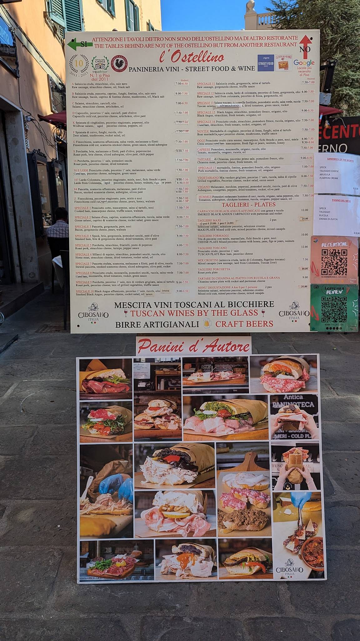 Menu di L'Ostellino 