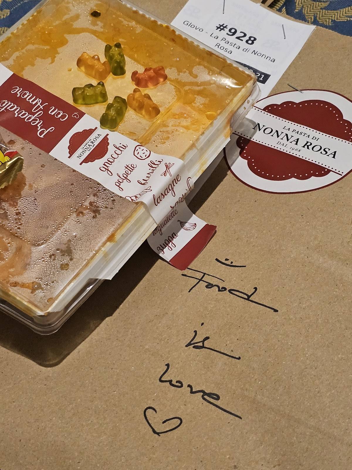 Menu di La Pasta di Nonna Rosa 