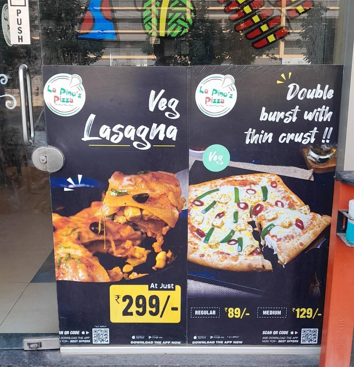 La Pinoz Pizza (Ville Parle) menu