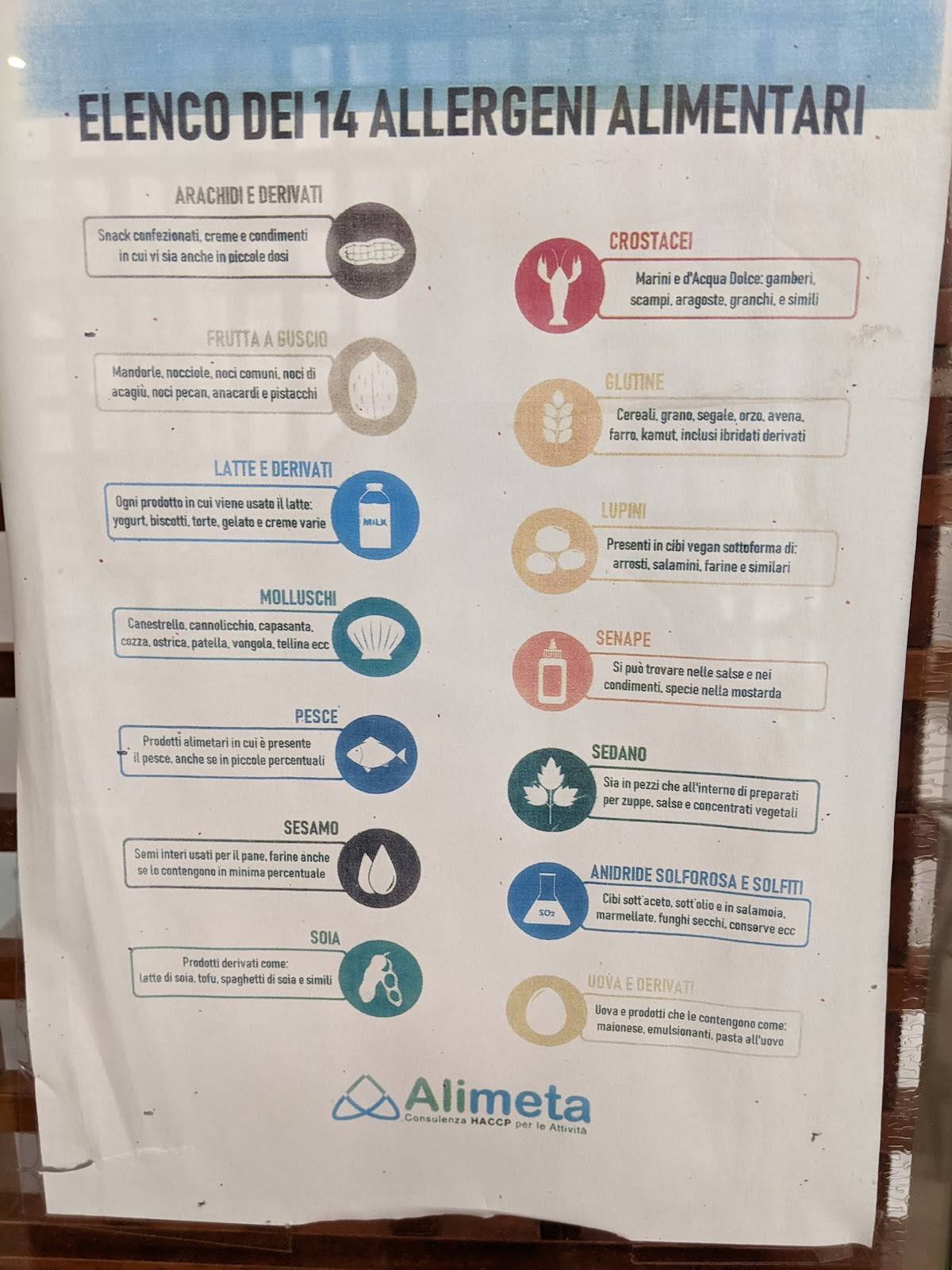 Menu di La Piscina 