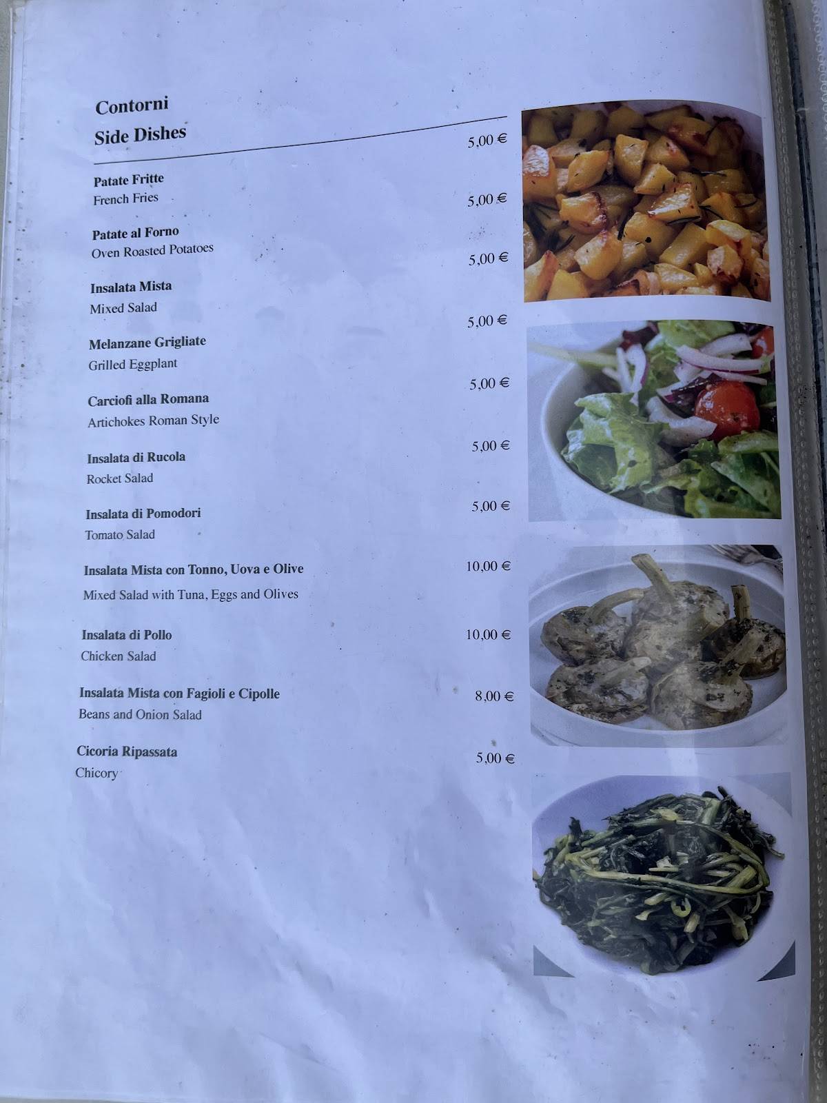 Menu di La Rustichella 