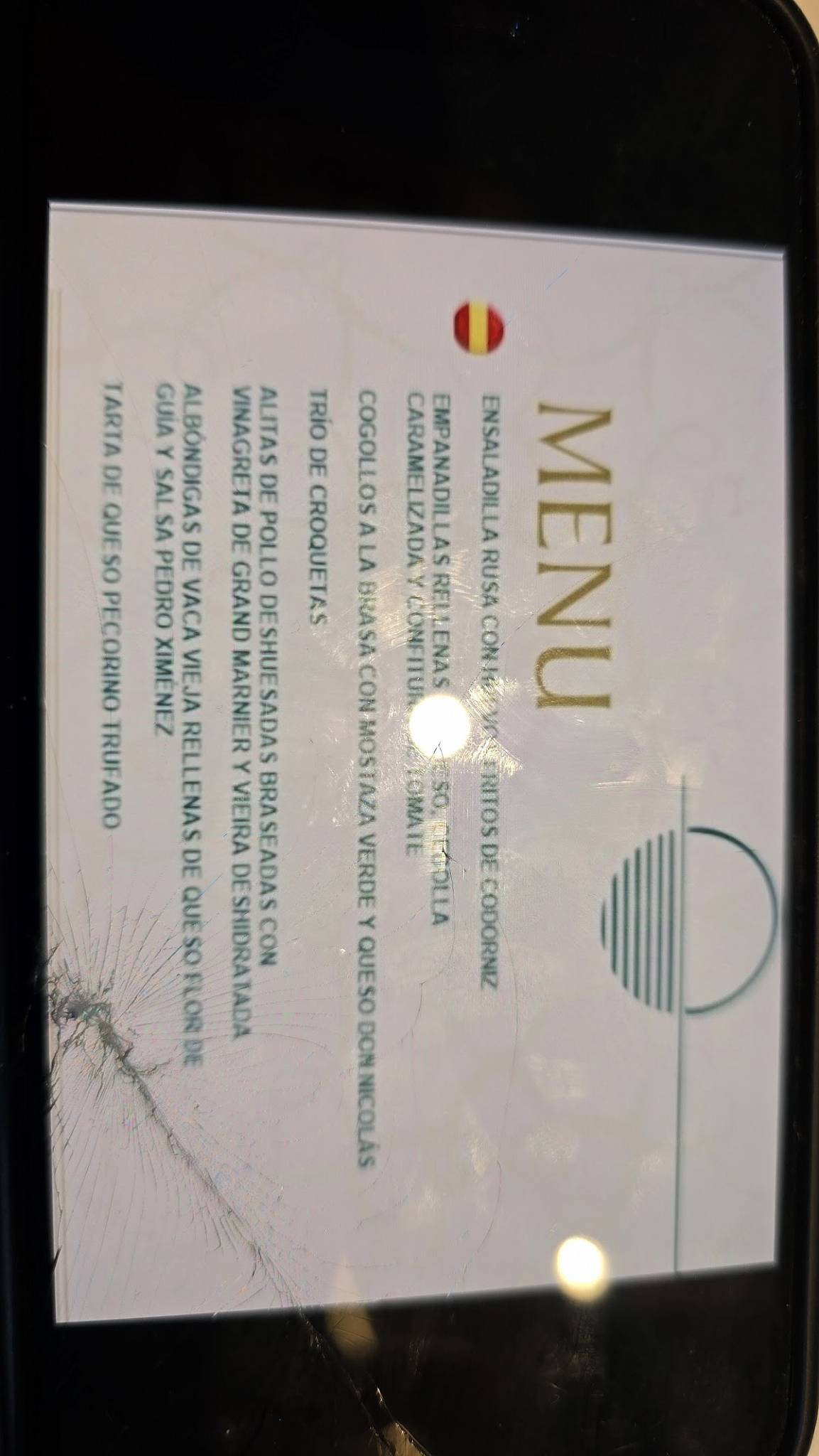 Carta de Restaurante La Solana, Las Palmas de Gran Canaria