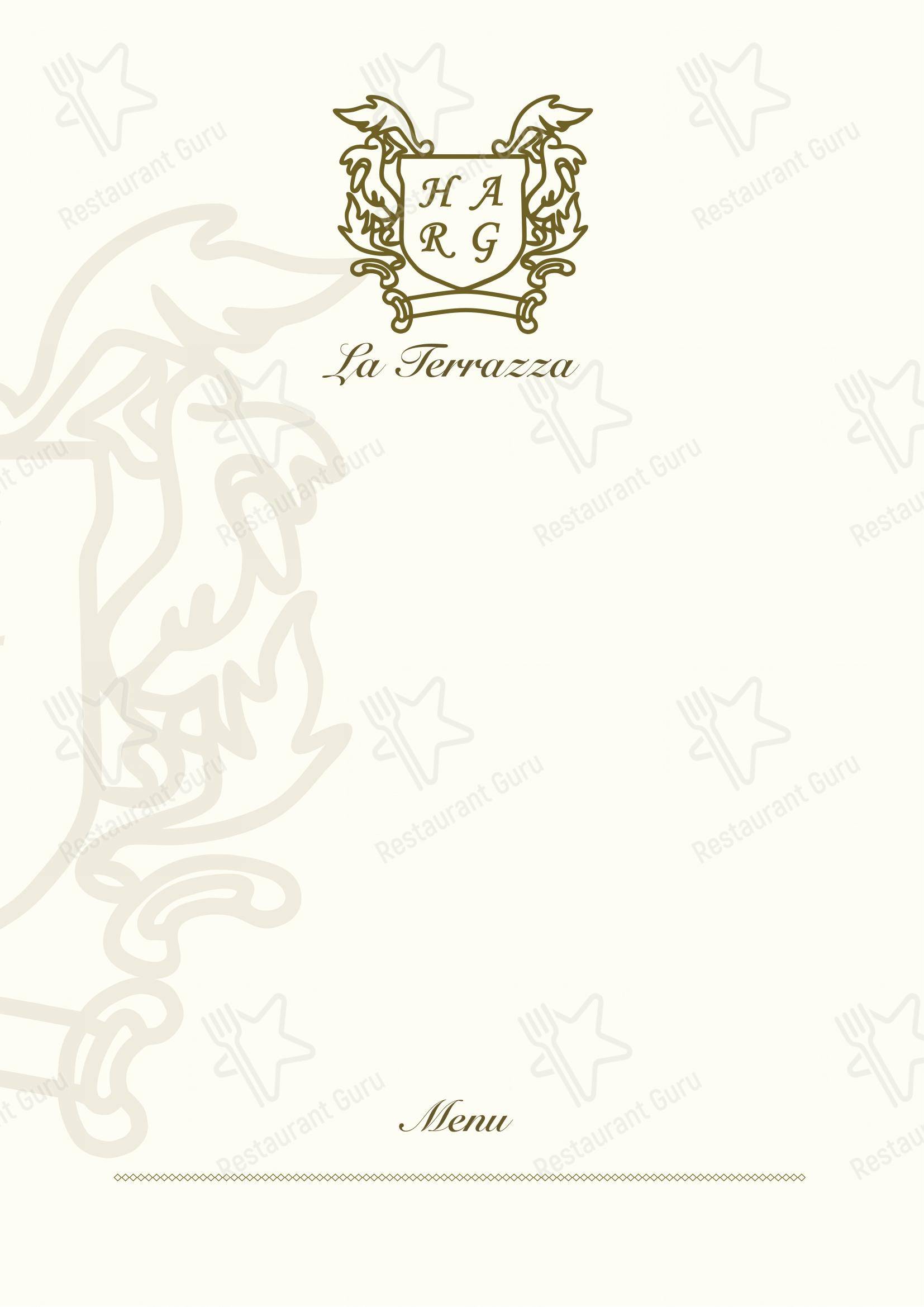 La Terrazza in Rivarolo Canavese - Menu
