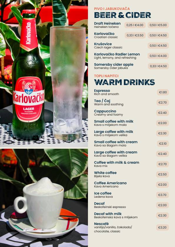 Menu di Lafido 