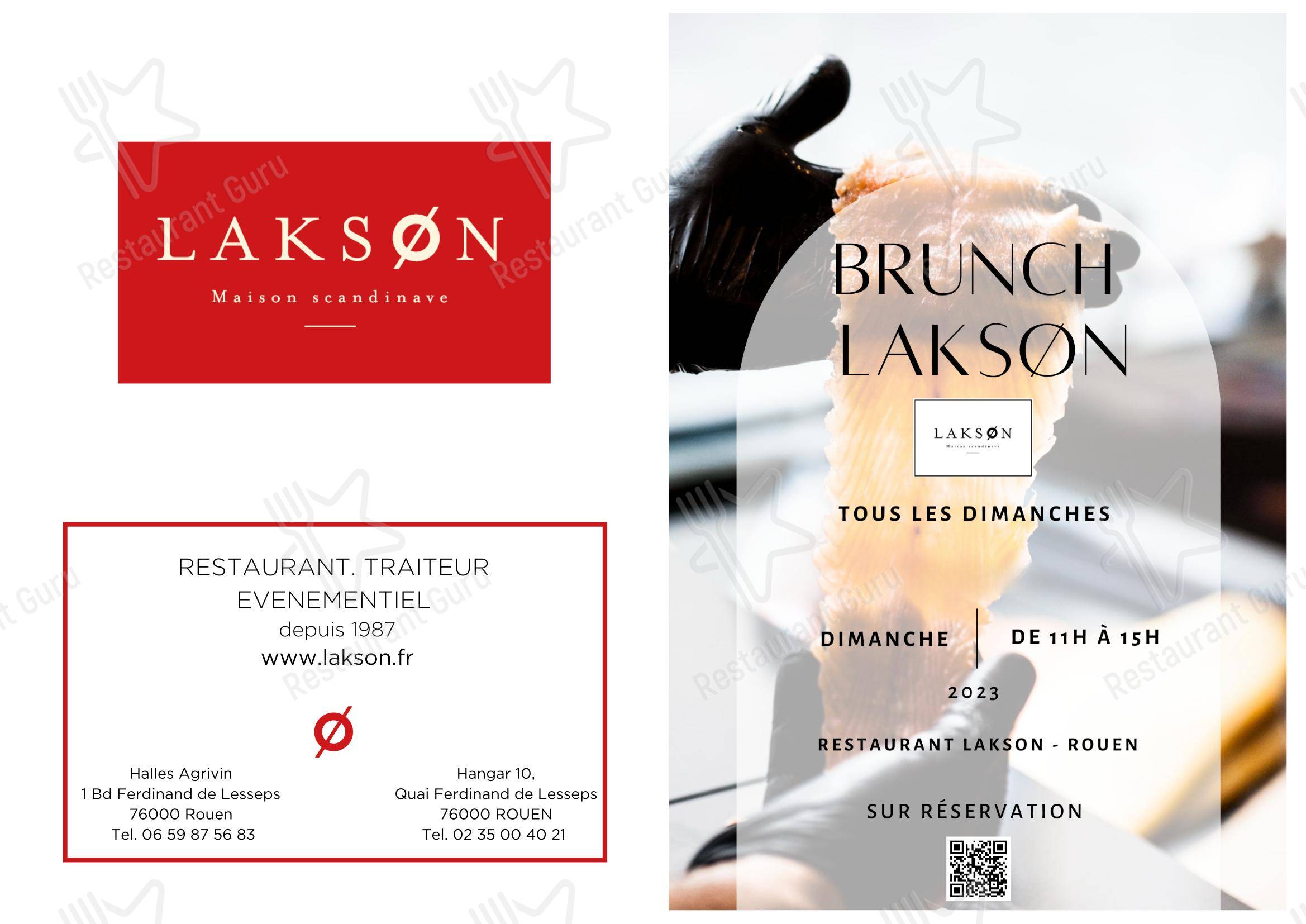 Laksøn Rouen dans Rouen - Menu bar