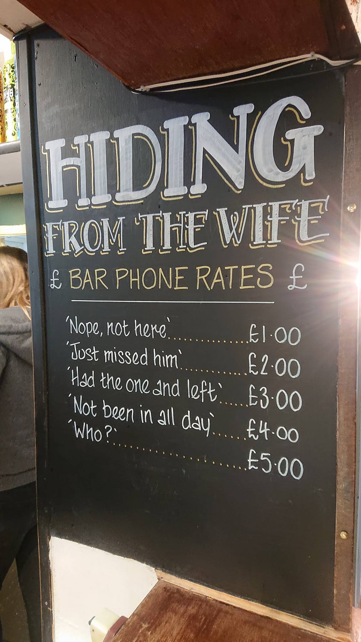 Menu at Lamb & Flag Inn pub & bar, Rhayader