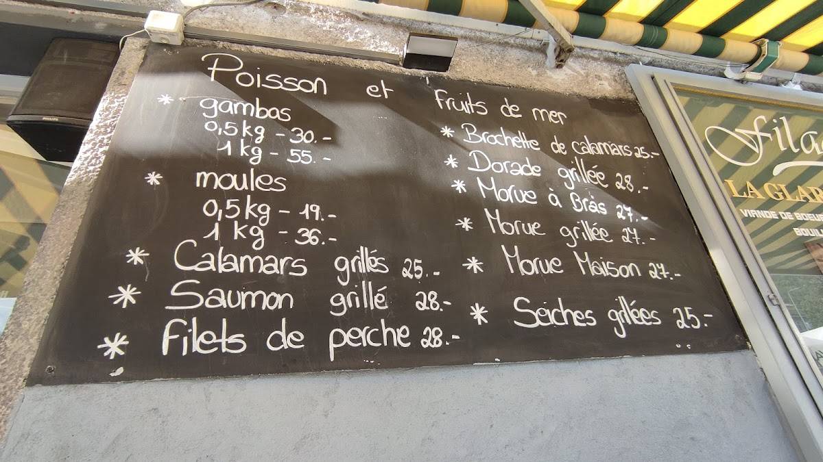 Menu de Le Filado
