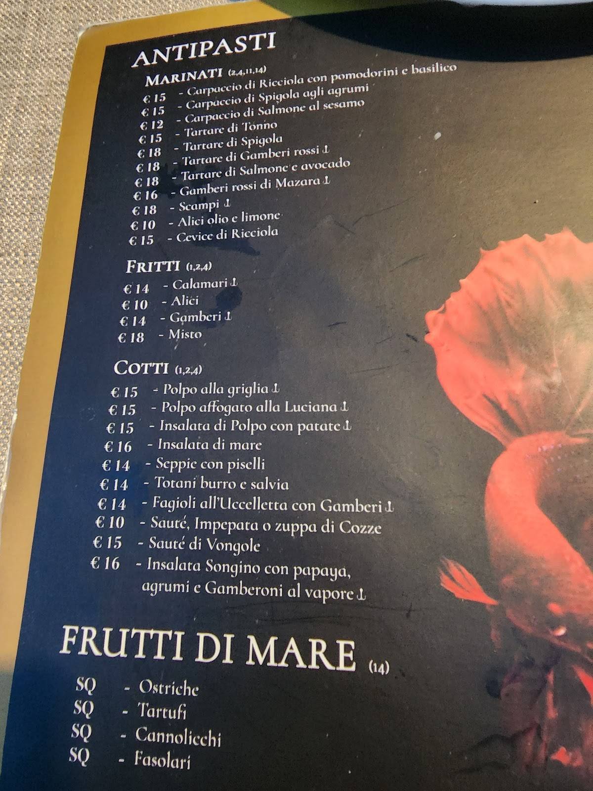 Menu di Le Fish 