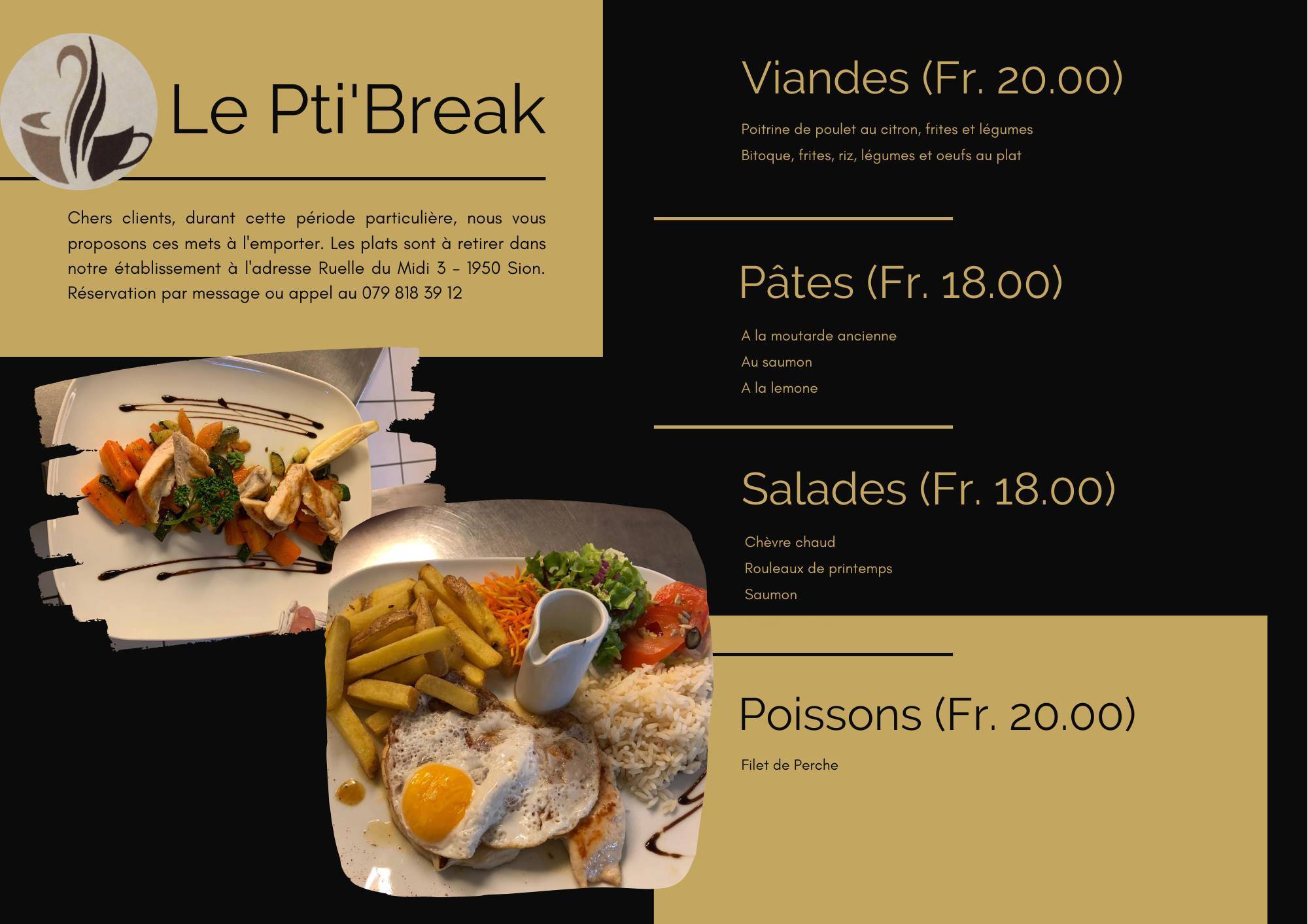 Menu di Le Pti'Break 