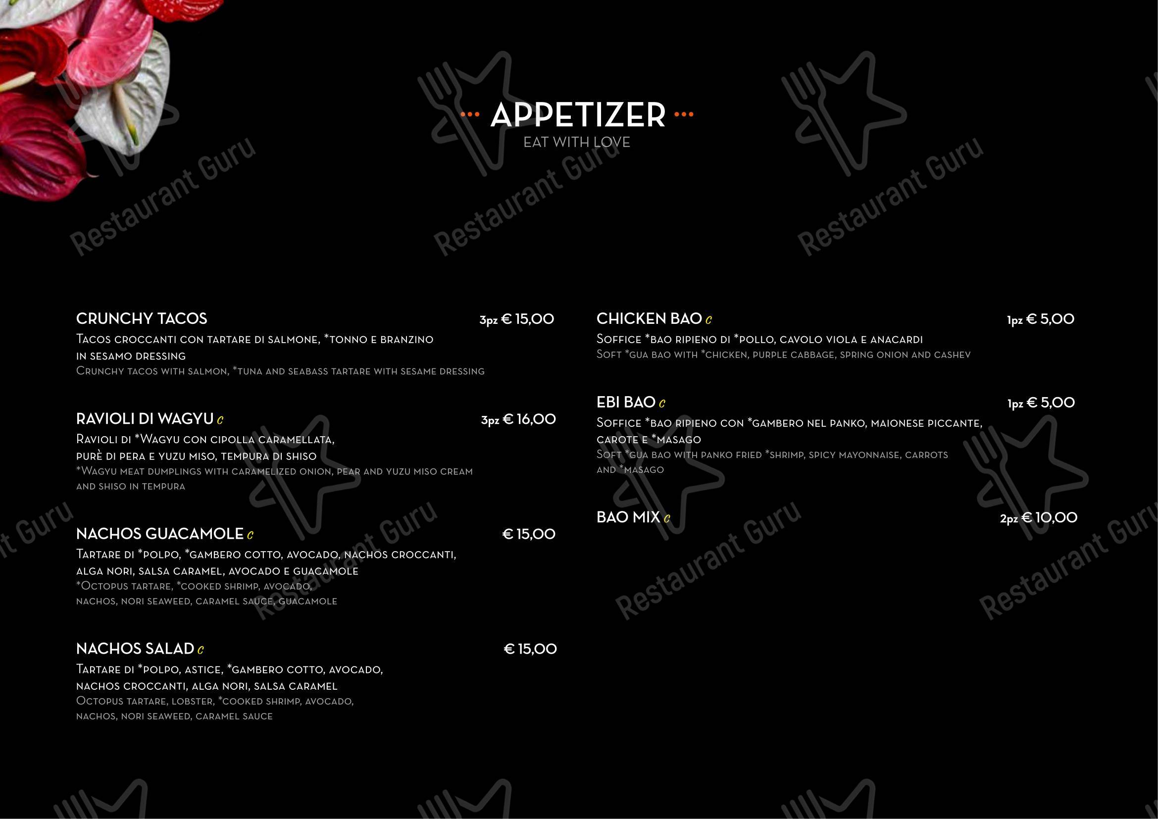 Menu per Legami Sushi & More ROMA ristorante