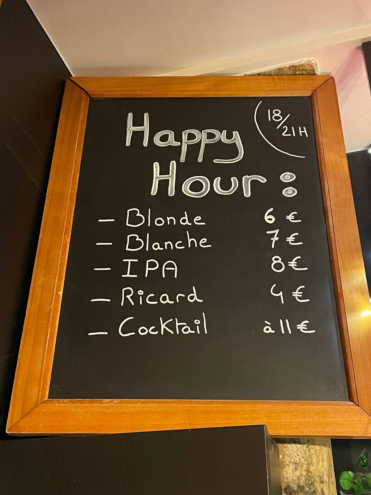 Menu de Les Imposteurs