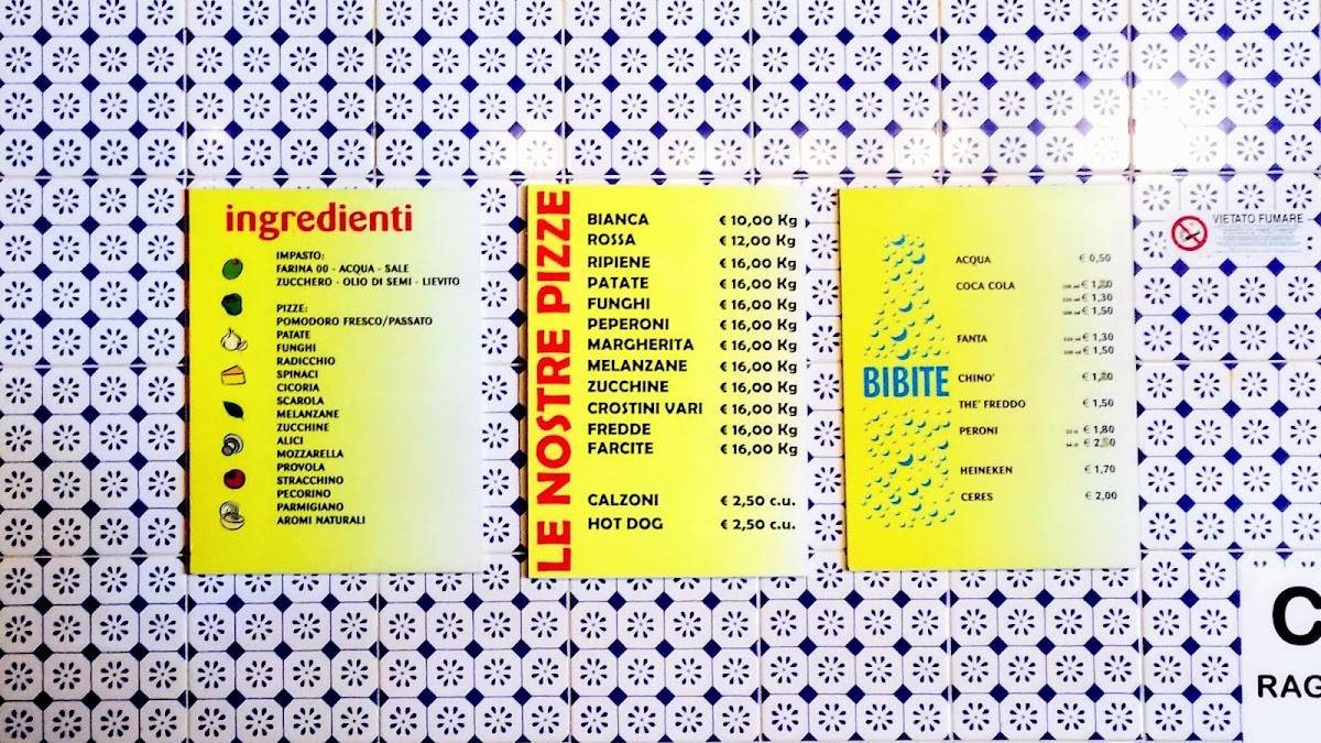 Menu di Li Scalini 