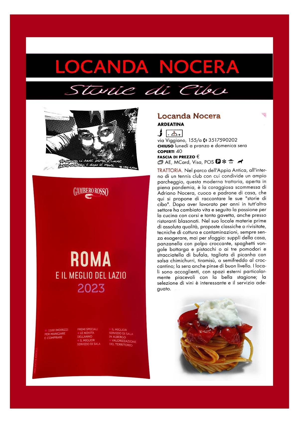 Menu di Locanda Nocera 