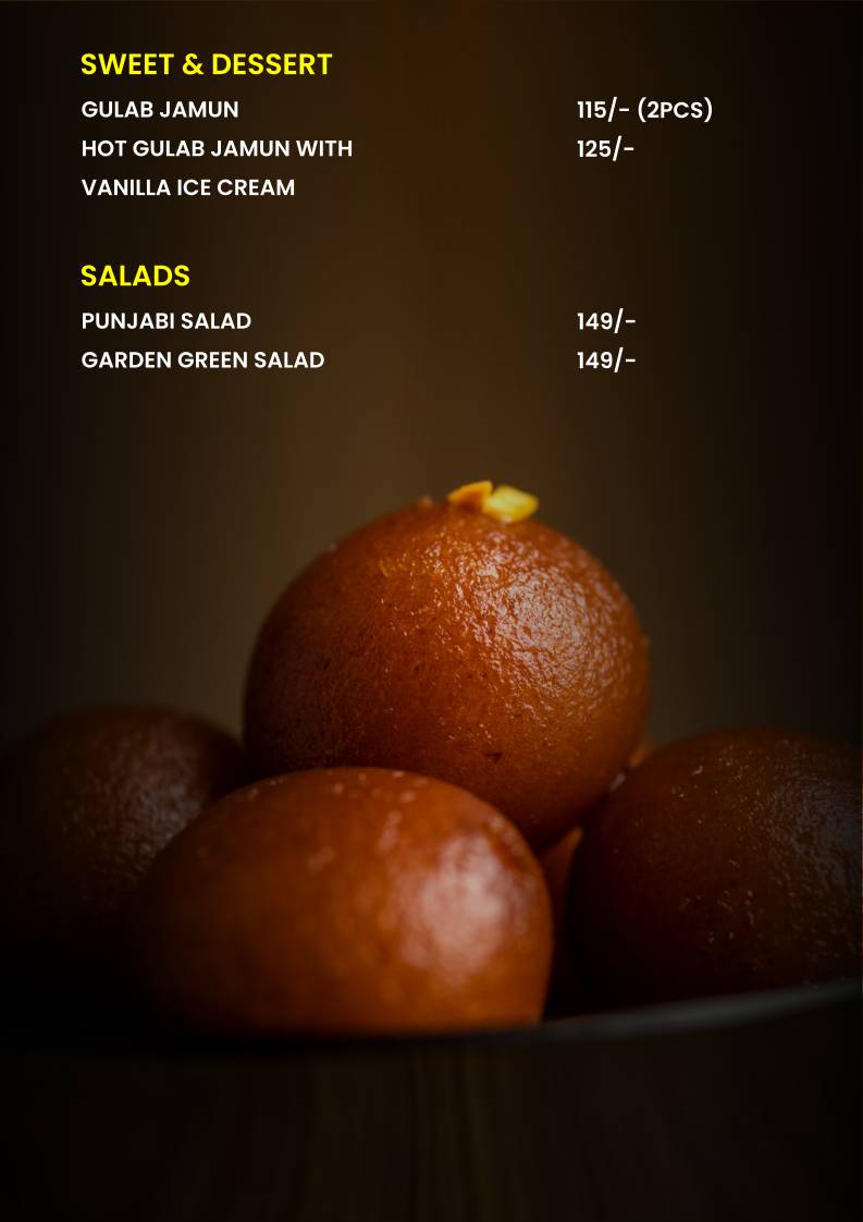 Lounge 21 Indore menu