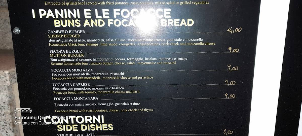 Menu di Lucittà 