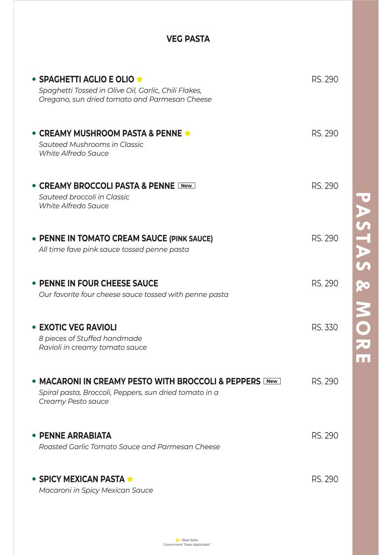 The cherry tree cafe menu