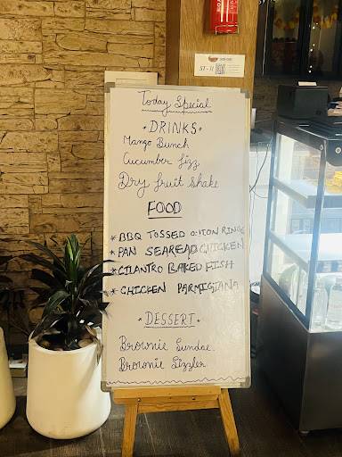 Lush Cafe By the lake menu