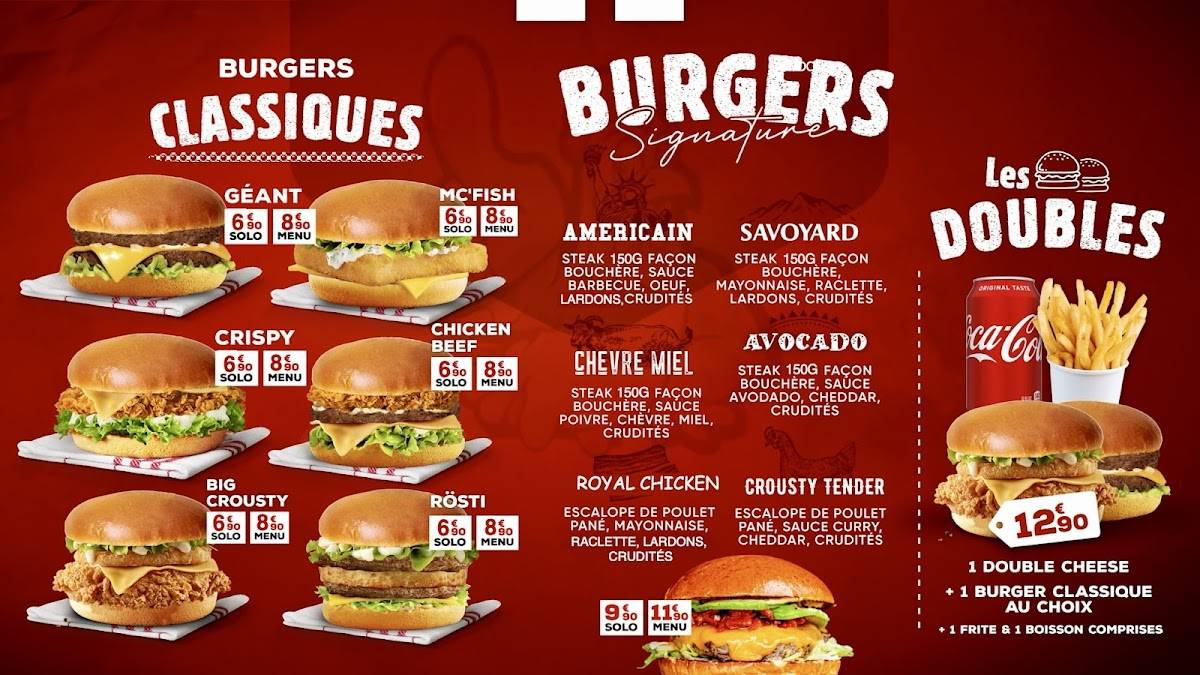Menu de MASTER CHICKEN