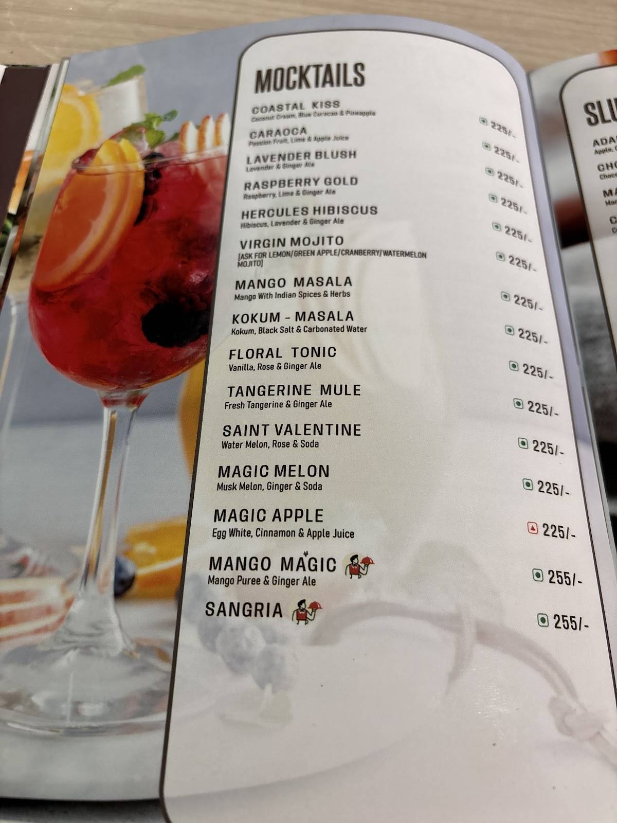 MYSTERIA Café, Diner & Games menu