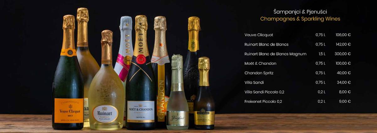 Menu di Paradajz club Malinska 