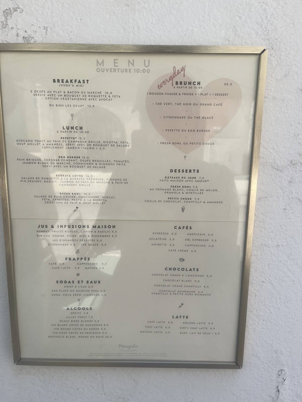 Menu de Mångata