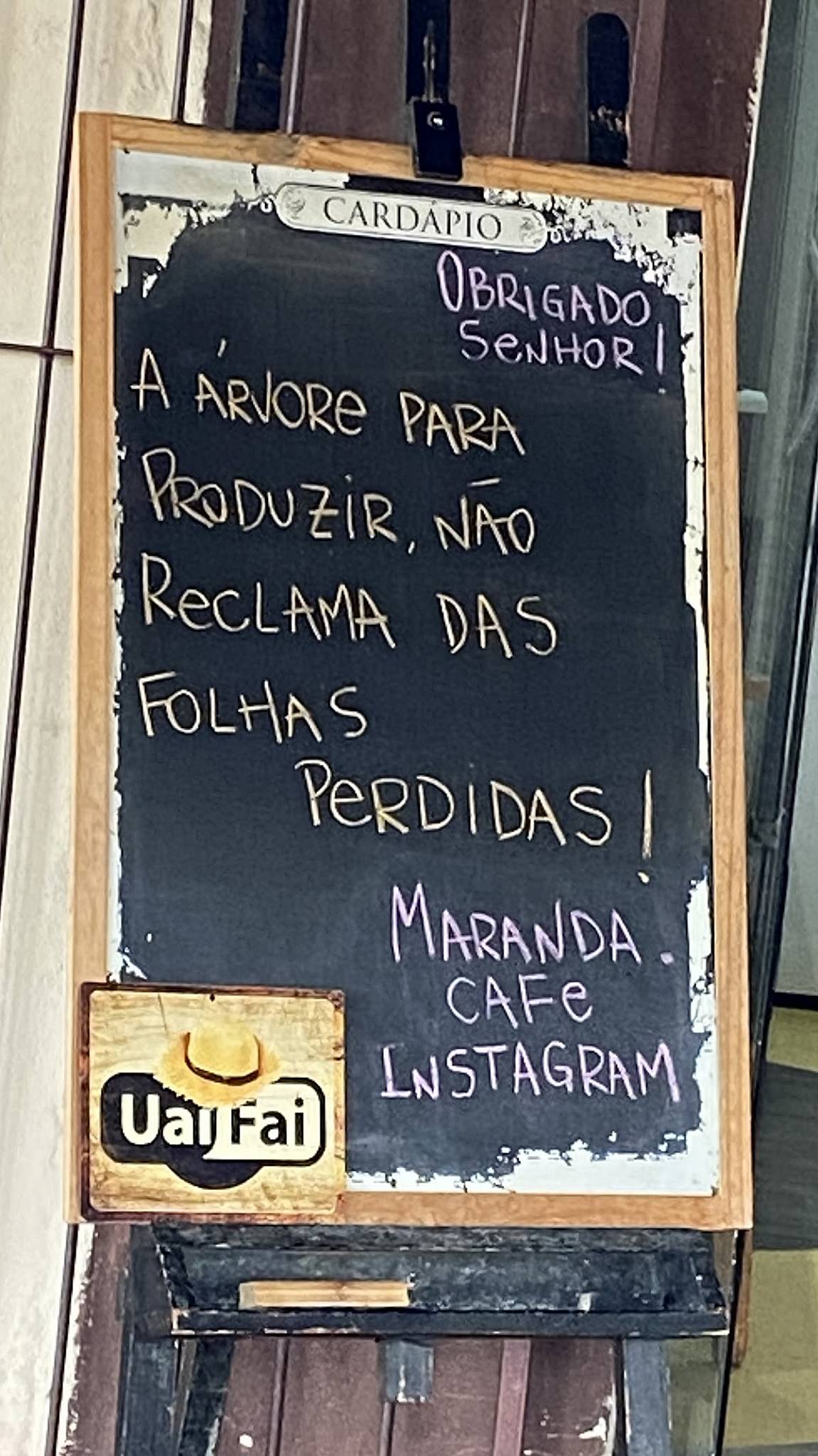 Maranda Café cardápio