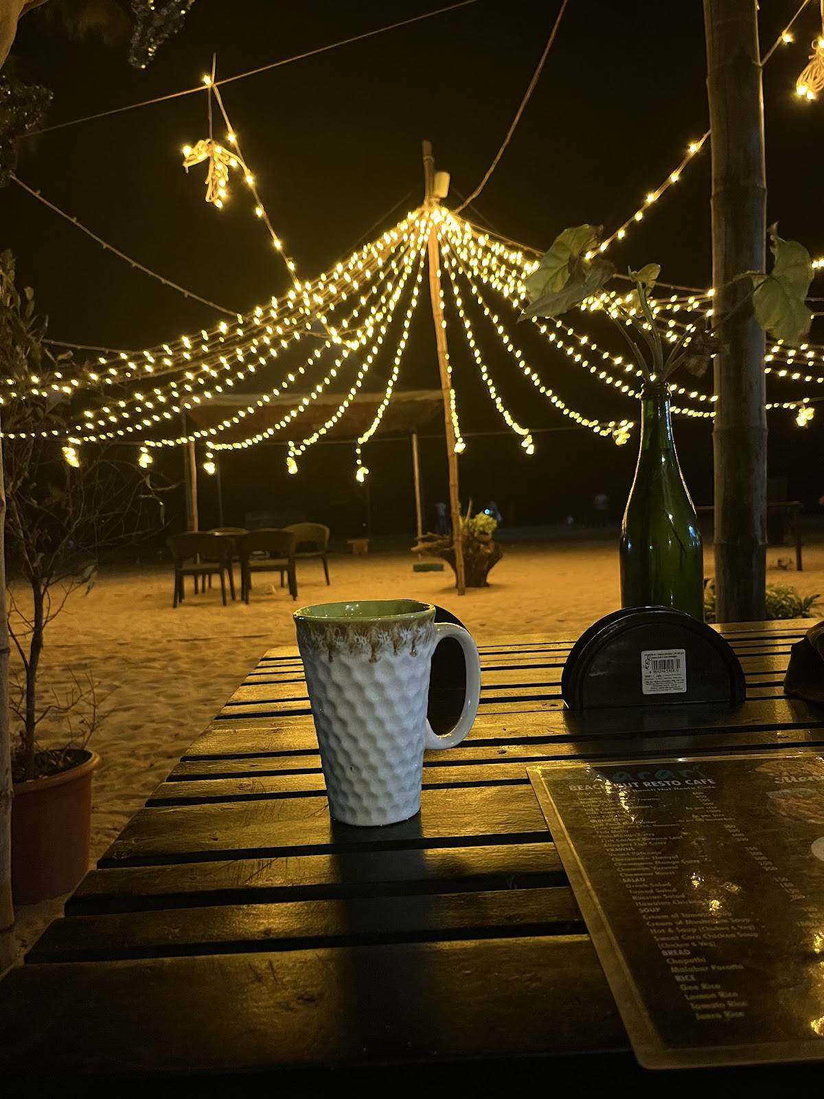 Marari Beach hut Resto Cafe menu