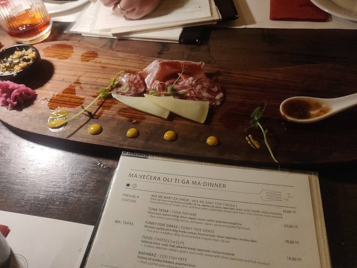 Menu di Matoni 