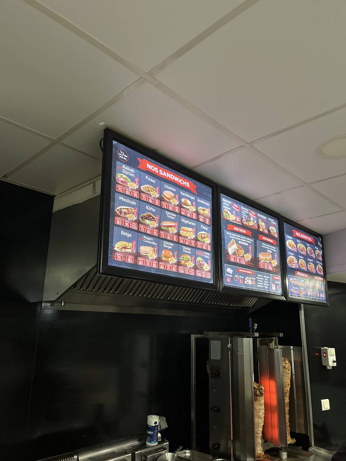 Menu de Maxi Kebab