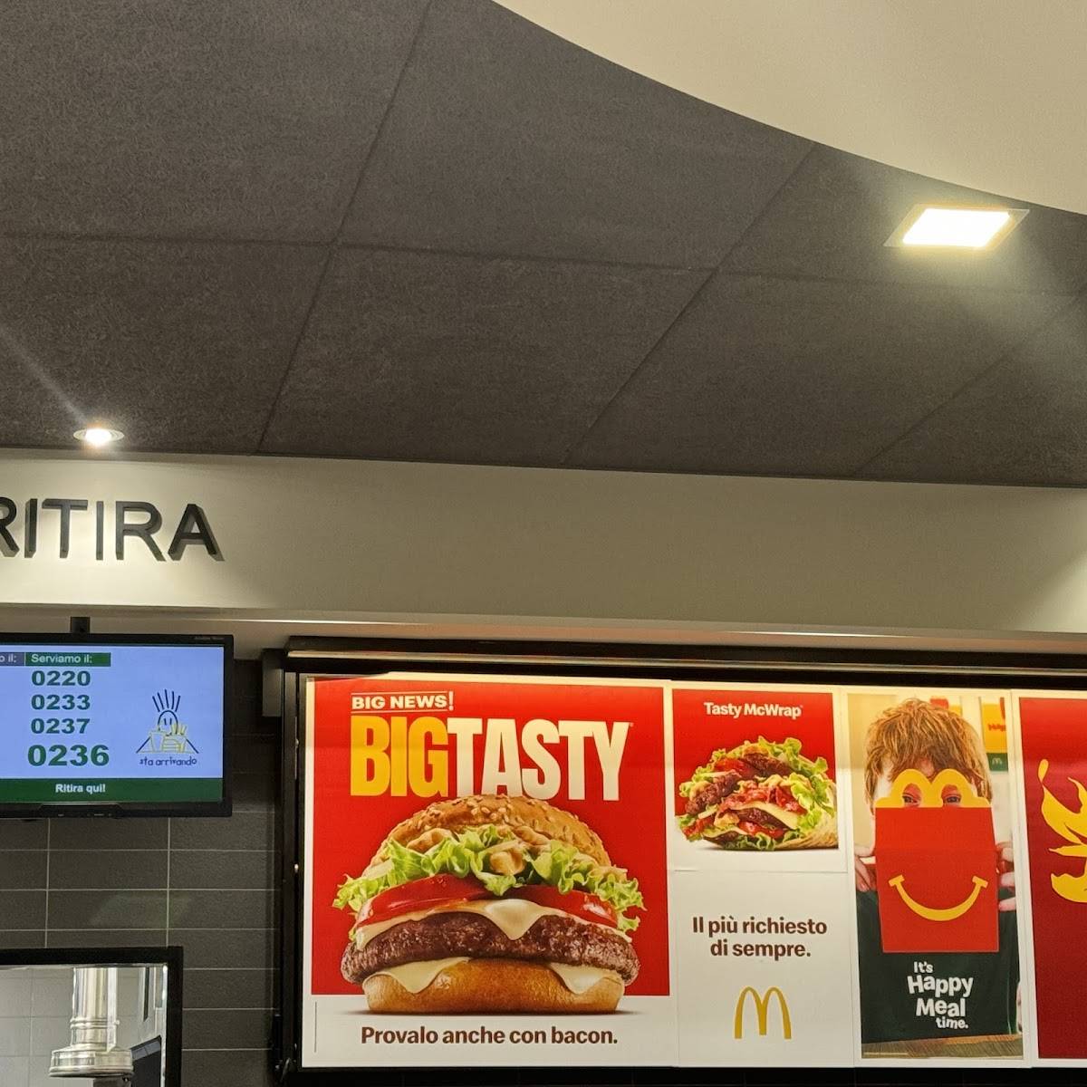 Menu di McDonald's 