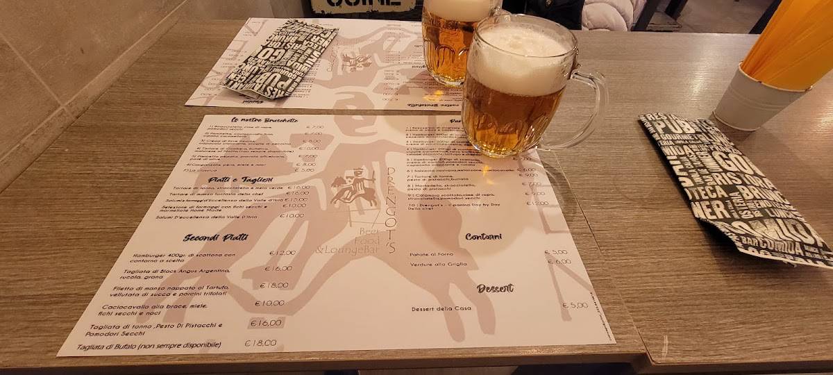 Menu di Medioevo 