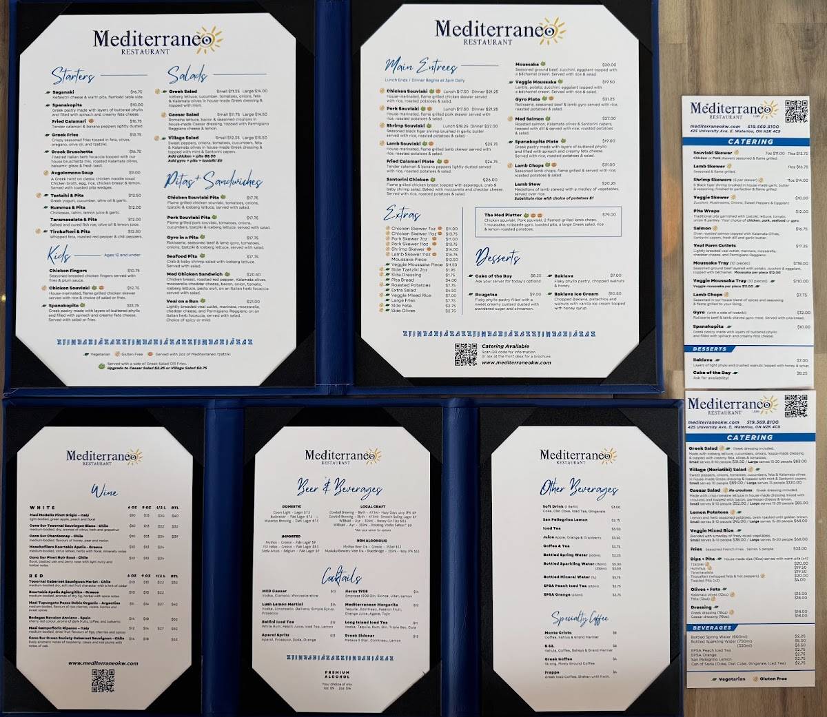 Menu de Mediterraneo Greek Family Restaurant