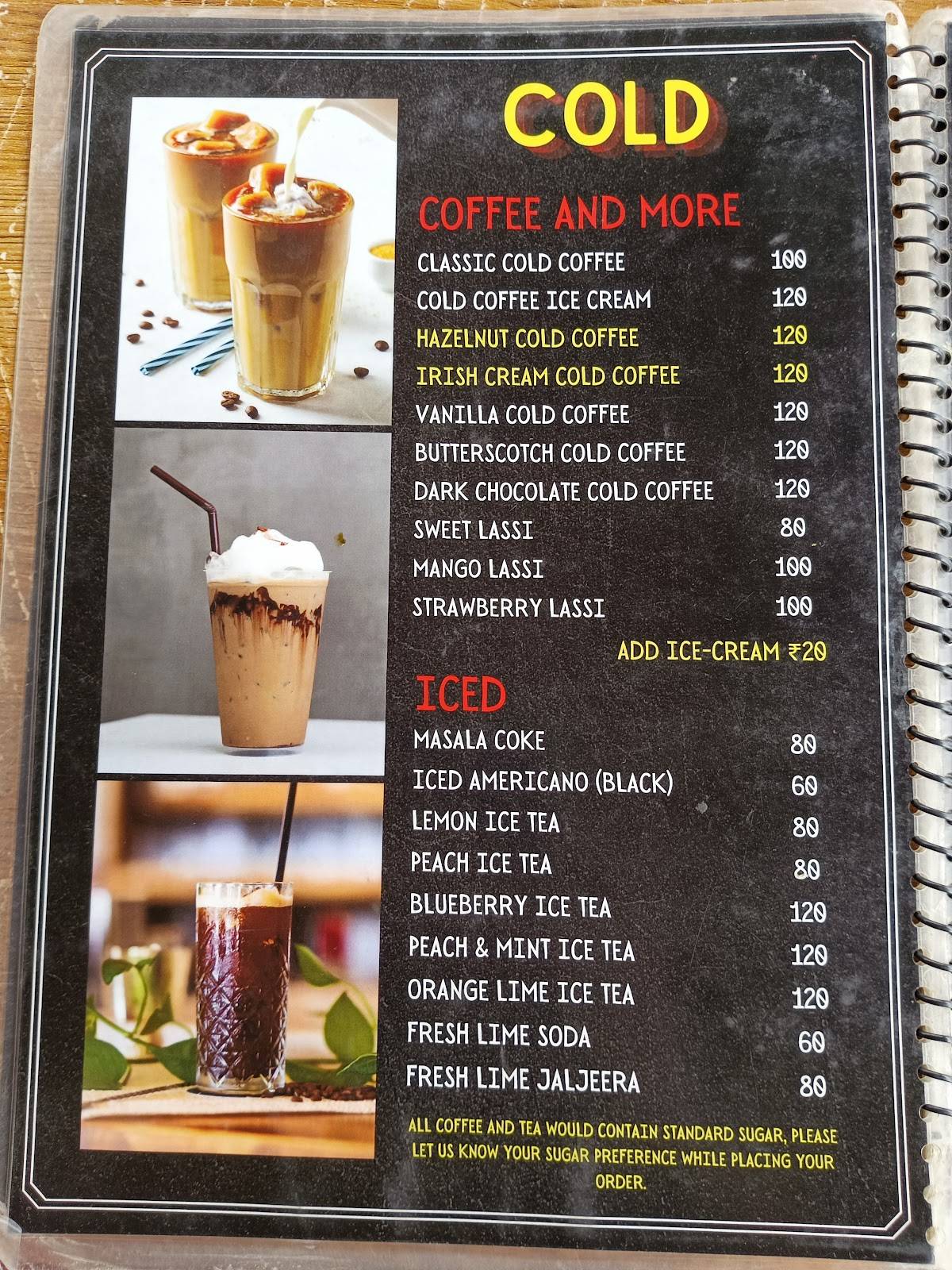 Meghna Chandak menu