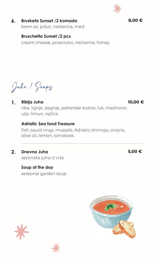 Menu di Merlin Bistro 
