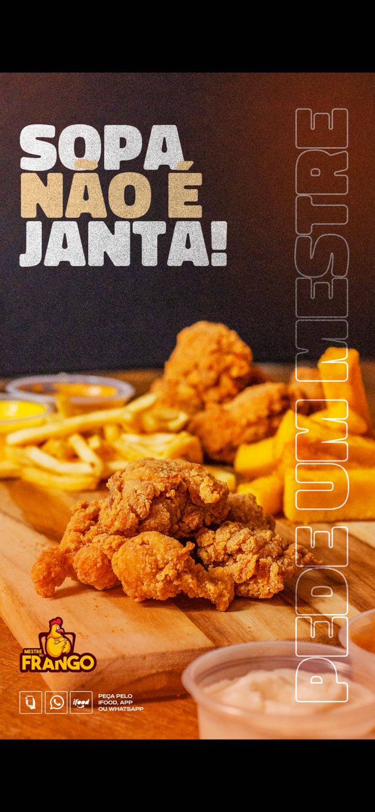 Mestre do frango em Canoas cardápio