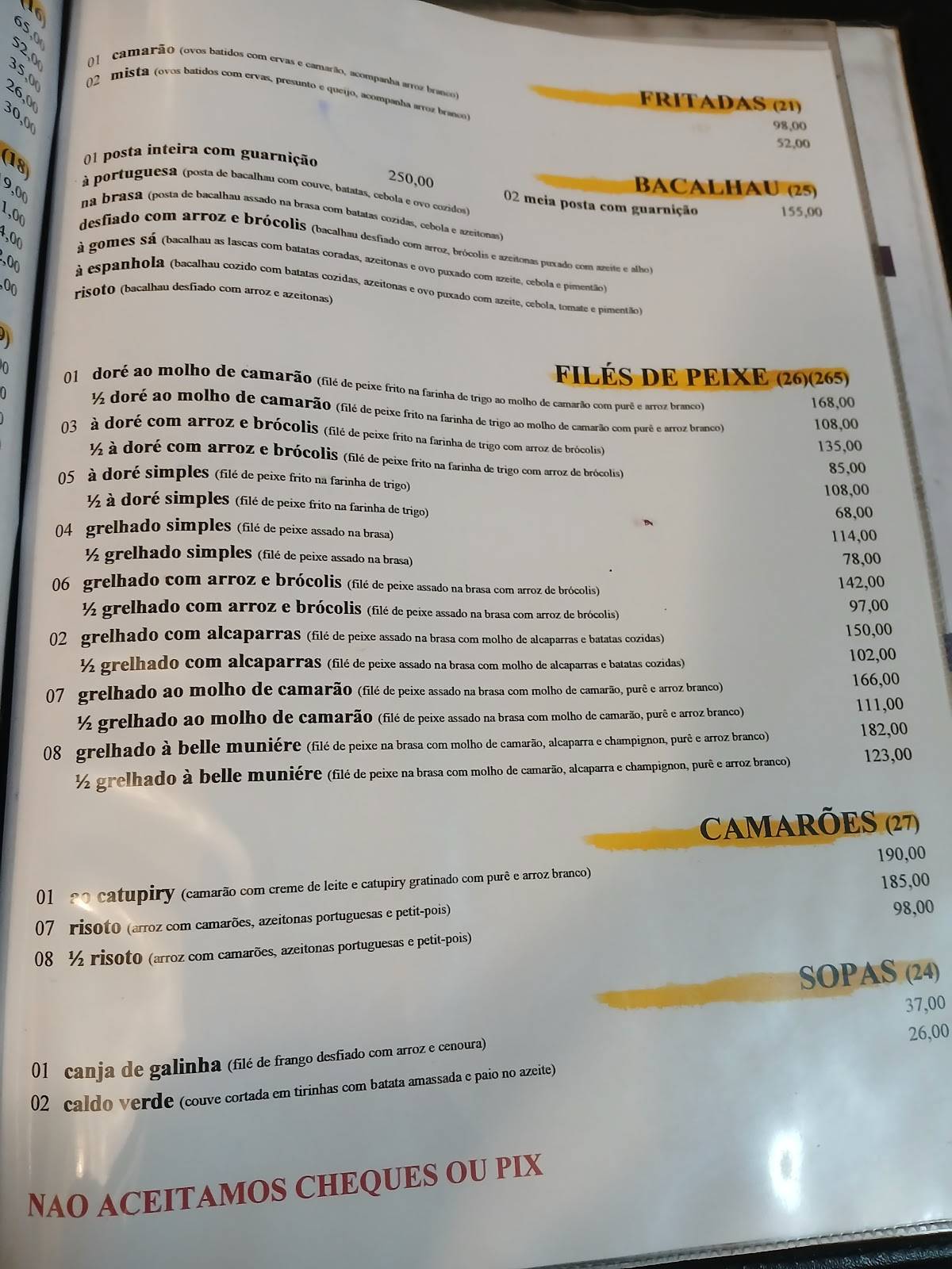 Meu Cantão cardápio