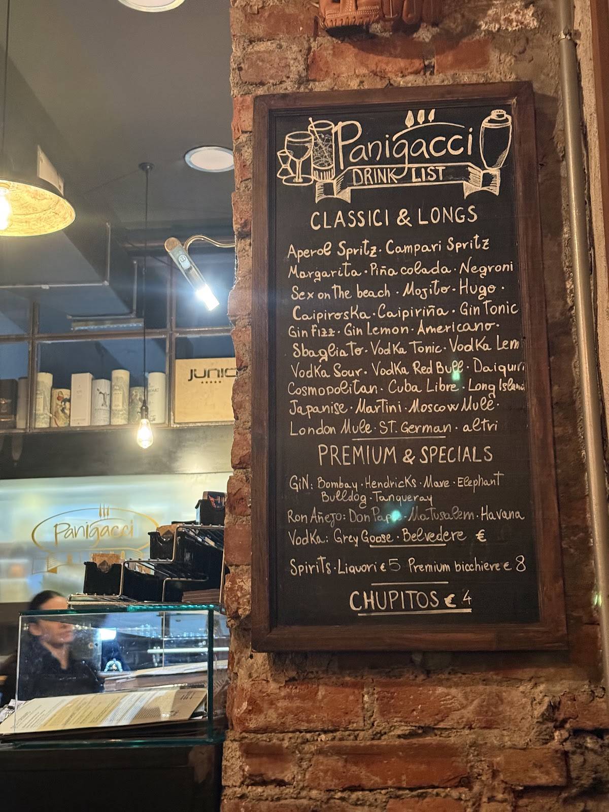 Menu di Panigacci Milano Bistrot 