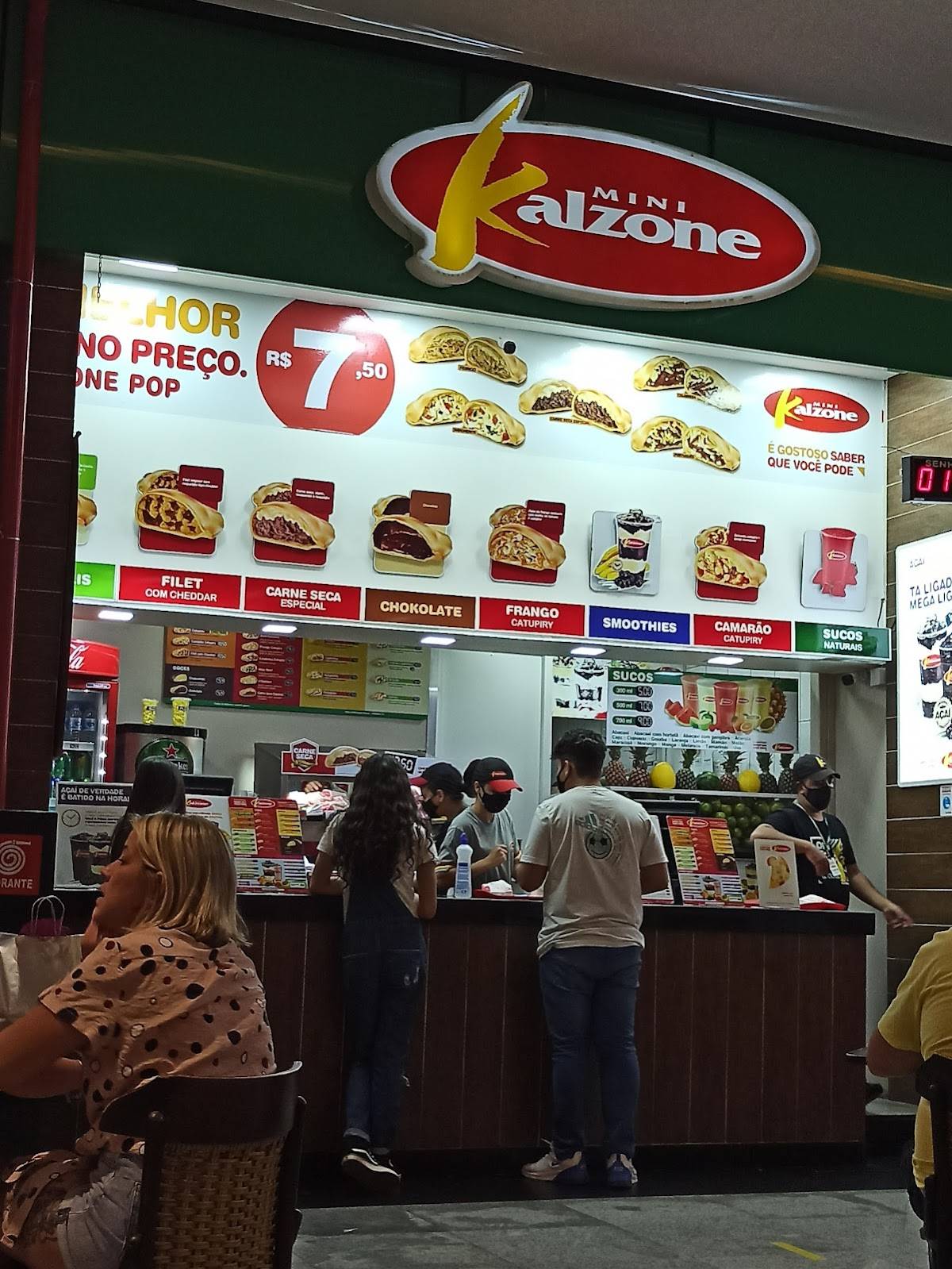 Mini Kalzone | Brasil Park Shopping cardápio