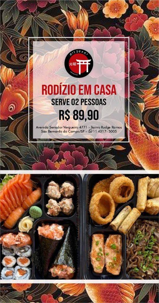 Mitsuaki - Comida Japonesa Rudge Ramos - A melhor comida Japonesa no ABC - Delivery cardápio