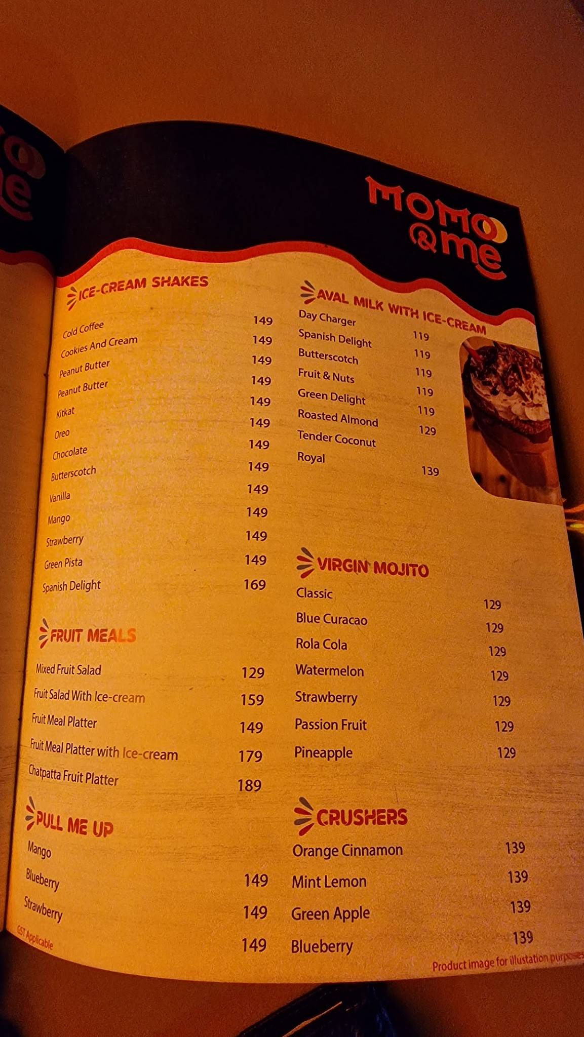Menu at Momo & Me Palakkad, Palakkad