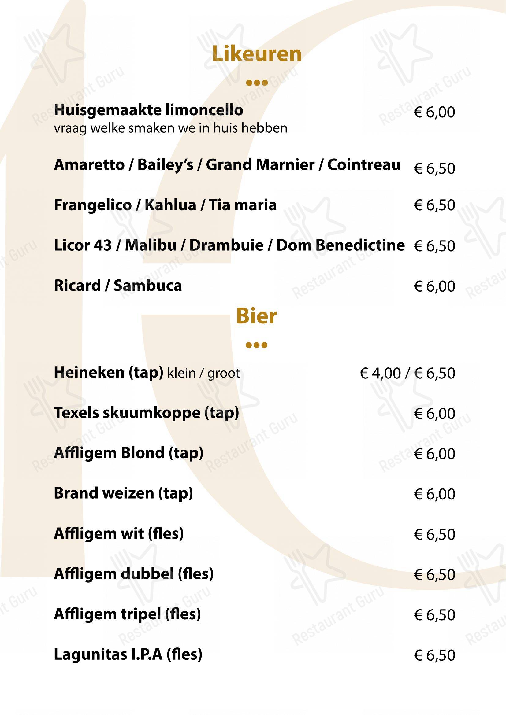 Menu pour Mood Bar & Kitchen - Детское