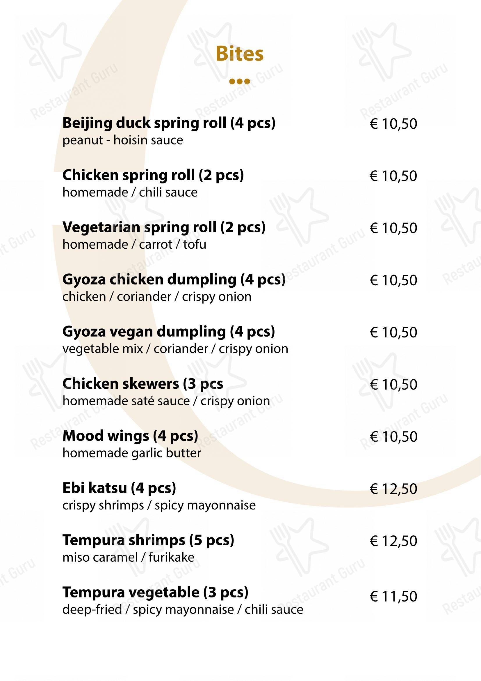 Крафт меню pour Mood Bar & Kitchen restaurant