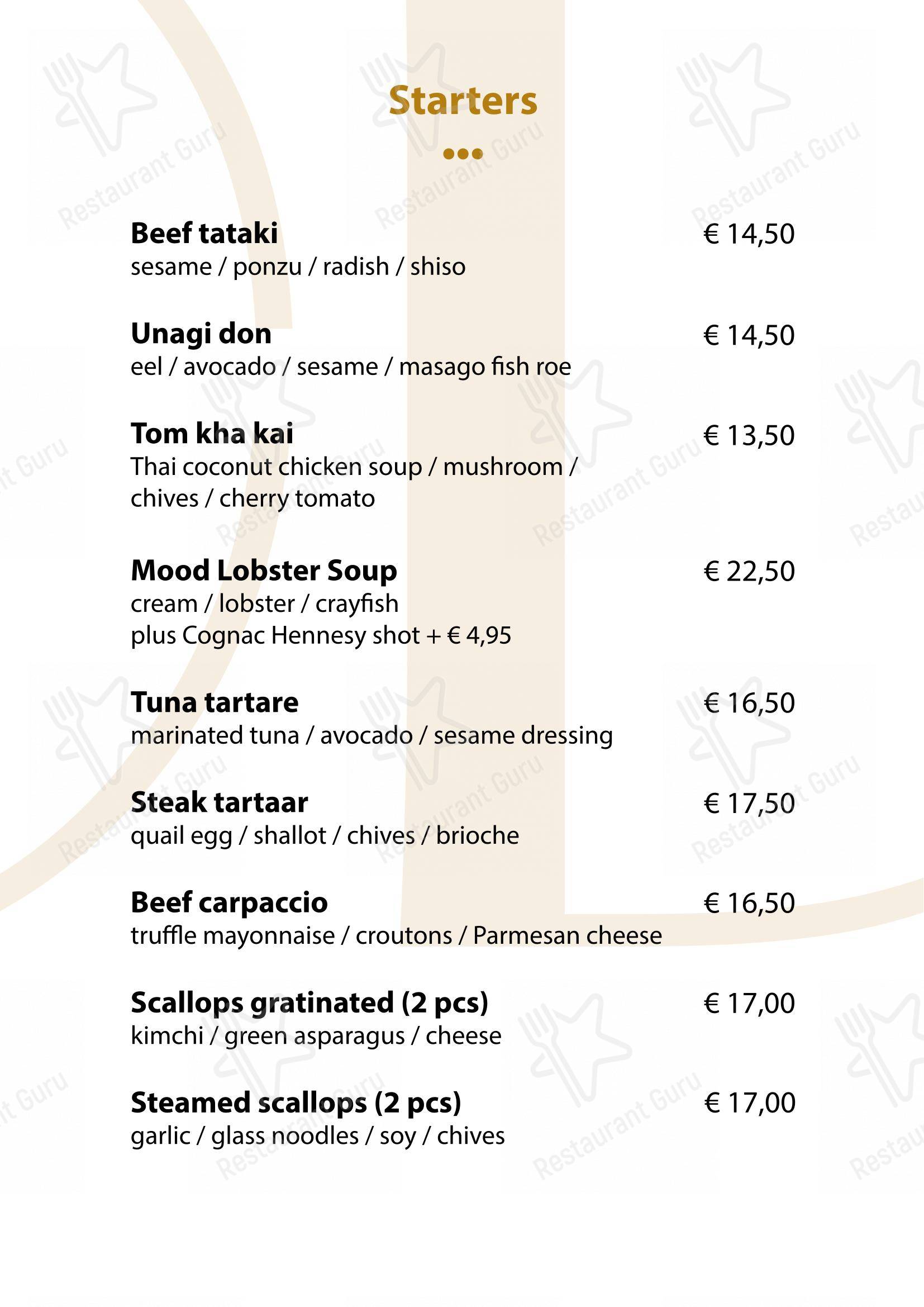 Крафт меню pour Mood Bar & Kitchen dans Rotterdam