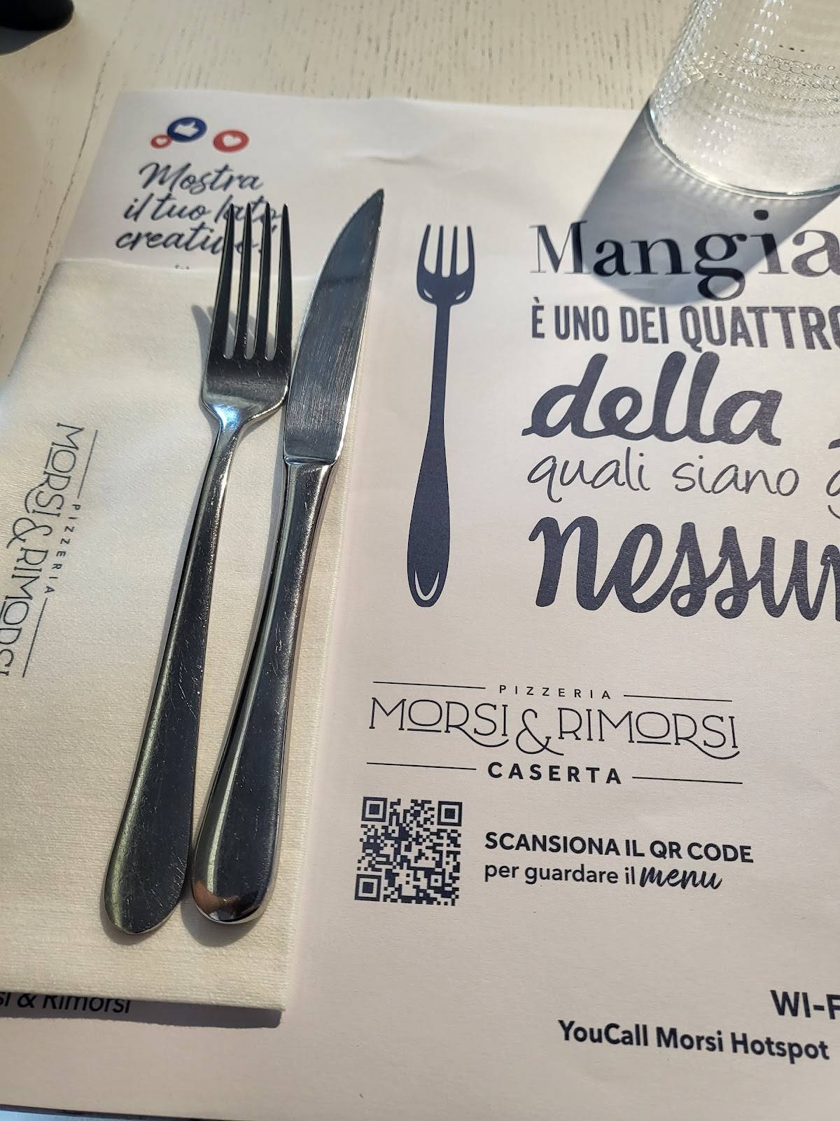 Menu de Morsi & Rimorsi - Pizzeria Aversa