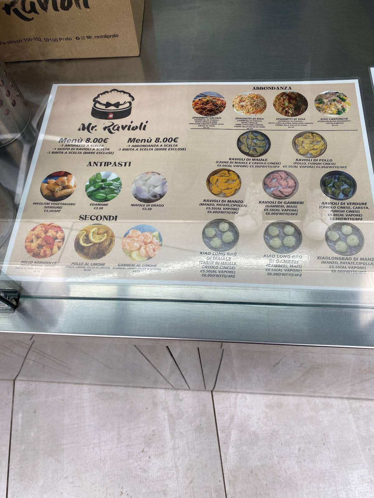 Menu di Mr Ravioli Prato 